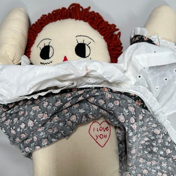 Large Raggedy Anne Doll 33" - Picture 6 of 9